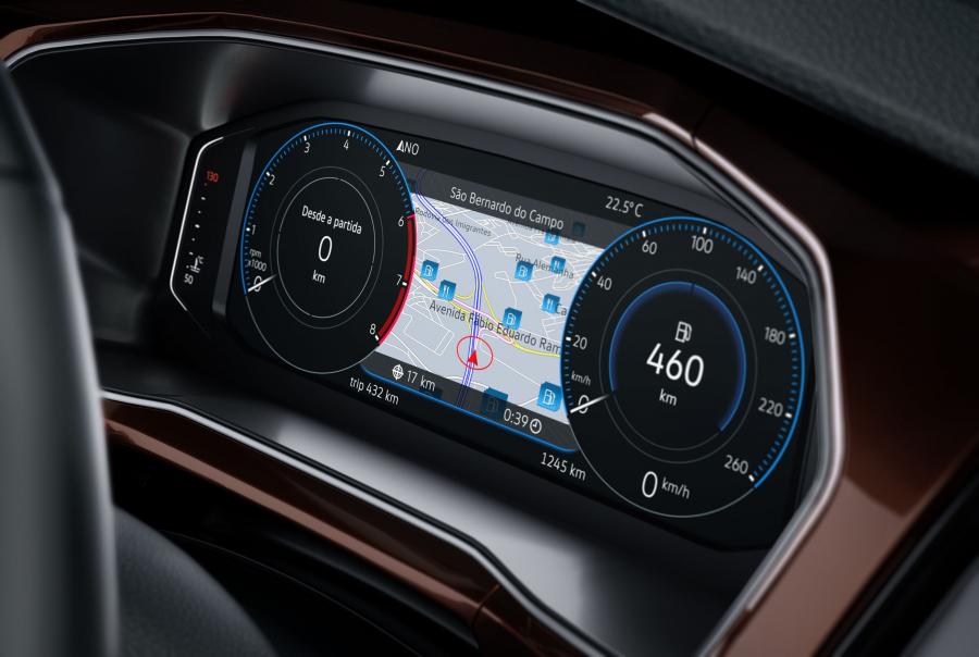 Панель приборов Volkswagen T-Cross 250 TSI Highline 2019 года  (LA) (фото 3 из 38)